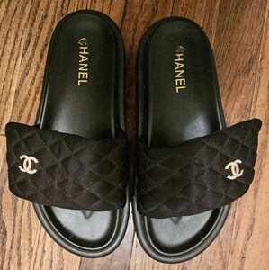 Womens Black Sandals Size 8